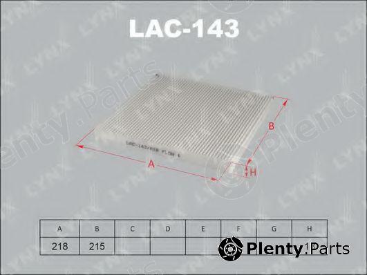  LYNXauto part LAC143 Filter, interior air