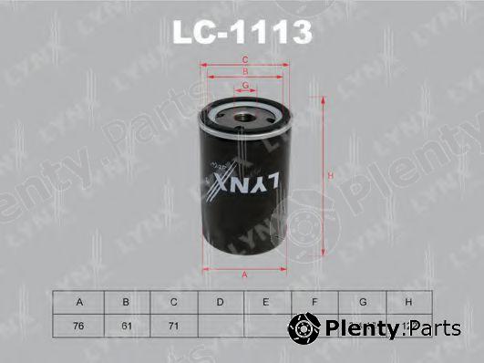  LYNXauto part LC1113 Oil Filter