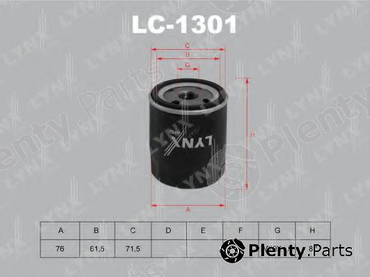  LYNXauto part LC1301 Oil Filter