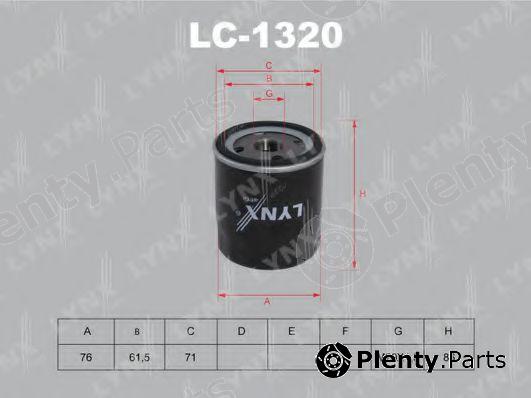  LYNXauto part LC1320 Oil Filter