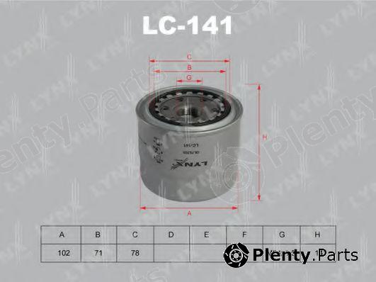  LYNXauto part LC141 Oil Filter