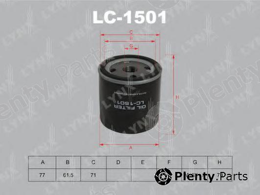  LYNXauto part LC1501 Oil Filter