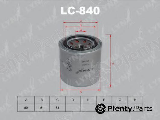  LYNXauto part LC840 Oil Filter