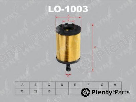 LYNXauto part LO1003 Oil Filter