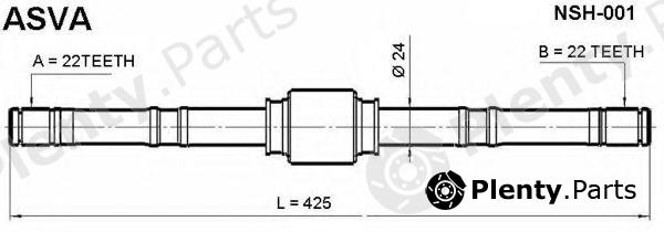  ASVA part NSH001 Replacement part