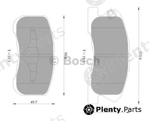  BOSCH part 0986AB2559 Brake Pad Set, disc brake