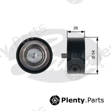 GATES part T36486 Deflection/Guide Pulley, v-ribbed belt