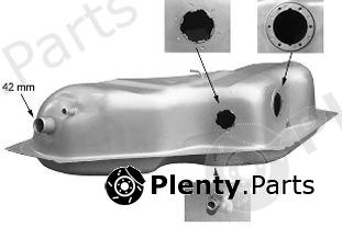 VAN WEZEL part 3730082 Fuel Tank