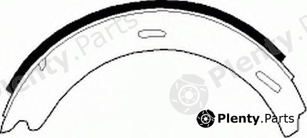  FERODO part FSB196 Brake Shoe Set, parking brake