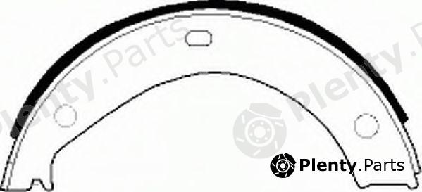  FERODO part FSB272 Brake Shoe Set, parking brake