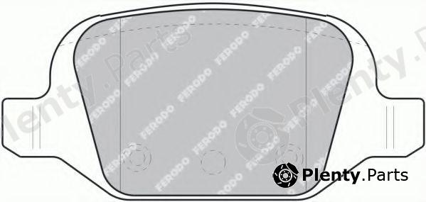  FERODO part FDB1324 Brake Pad Set, disc brake