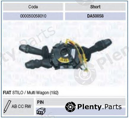  MAGNETI MARELLI part DA50058 Steering Column Switch