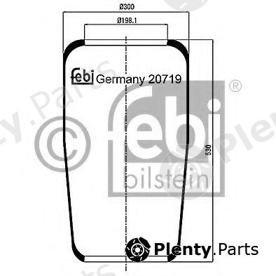  FEBI BILSTEIN part 20719 Boot, air suspension