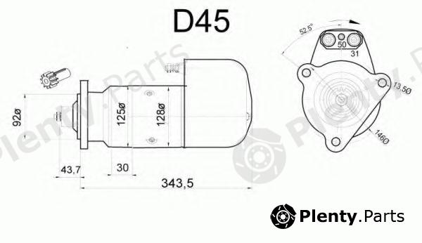  DELCO REMY part 19024180 Starter