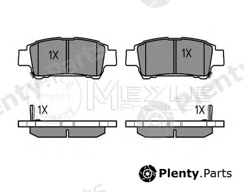  MEYLE part 0252364616/W (0252364616W) Brake Pad Set, disc brake