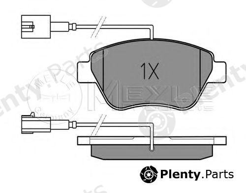  MEYLE part 0252370517/W (0252370517W) Brake Pad Set, disc brake