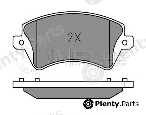  MEYLE part 0252376617/W (0252376617W) Brake Pad Set, disc brake