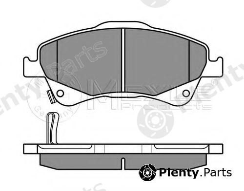 MEYLE part 0252420419/W (0252420419W) Brake Pad Set, disc brake