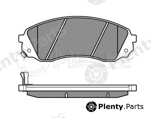  MEYLE part 0252459717/W (0252459717W) Brake Pad Set, disc brake