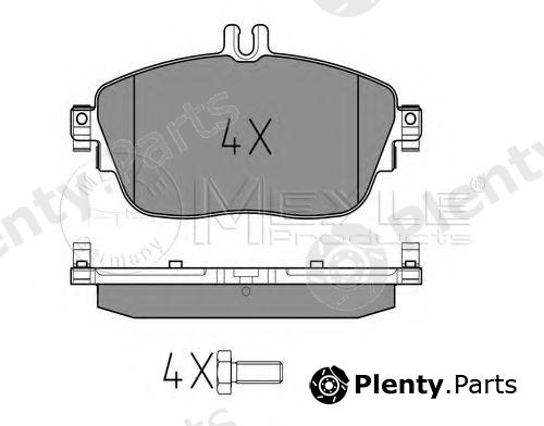  MEYLE part 0252486919 Brake Pad Set, disc brake