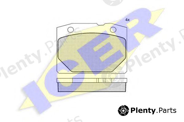  ICER part 180155 Brake Pad Set, disc brake
