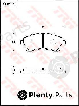  TRW part GDB7703 Brake Pad Set, disc brake