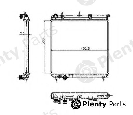  NRF part 50447 Radiator, engine cooling