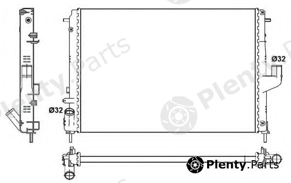  NRF part 53092 Radiator, engine cooling