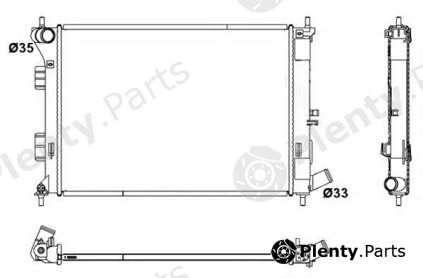  NRF part 53171 Radiator, engine cooling
