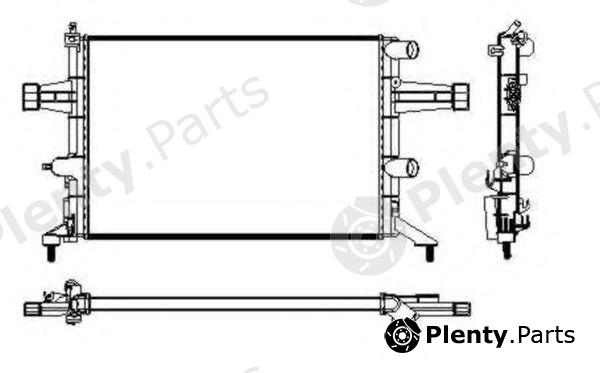  NRF part 53629 Radiator, engine cooling