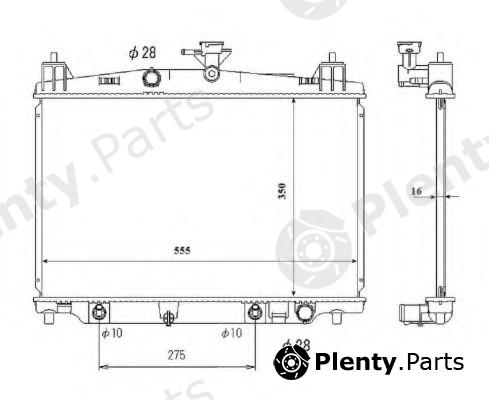  NRF part 53850 Radiator, engine cooling