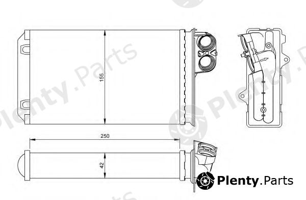  NRF part 54250 Heat Exchanger, interior heating