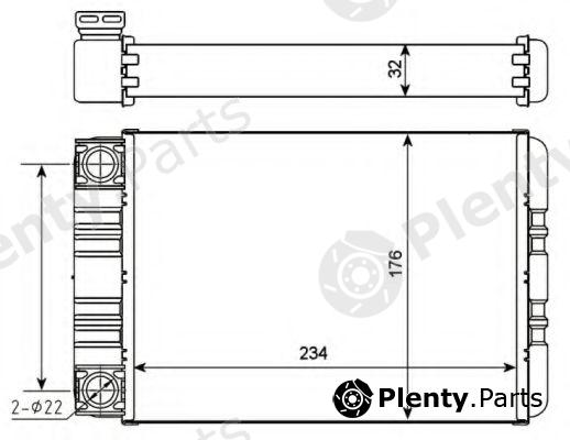  NRF part 54274 Heat Exchanger, interior heating