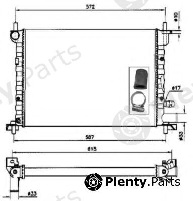  NRF part 54667 Radiator, engine cooling