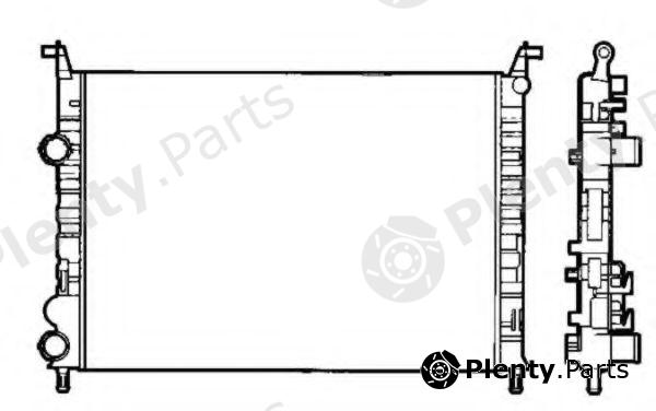  NRF part 58195 Radiator, engine cooling