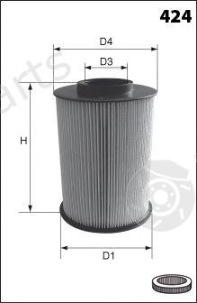  MECAFILTER part EL9250 Air Filter