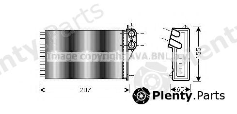  AVA QUALITY COOLING part CNA6232 Heat Exchanger, interior heating