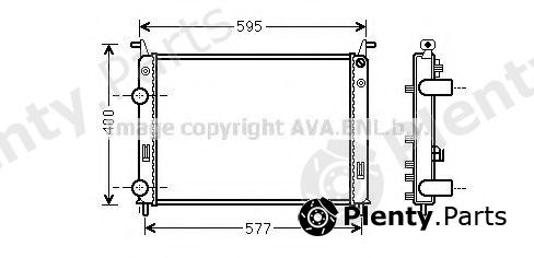  AVA QUALITY COOLING part FT2370 Radiator, engine cooling