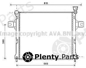  AVA QUALITY COOLING part JE2059 Radiator, engine cooling