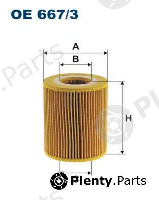  FILTRON part OE667/3 (OE6673) Oil Filter
