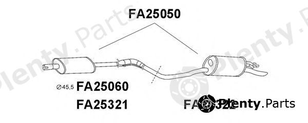  VENEPORTE part FA25050 End Silencer