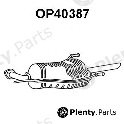  VENEPORTE part OP40387 End Silencer