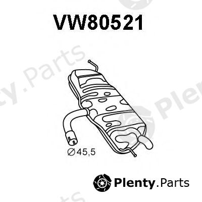  VENEPORTE part VW80521 End Silencer