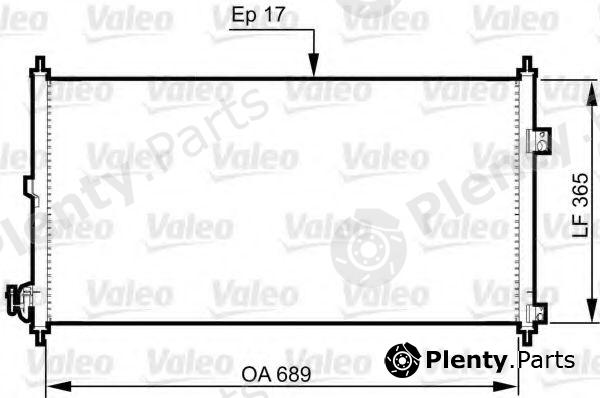  VALEO part 814331 Condenser, air conditioning