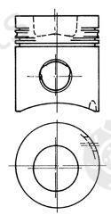  KOLBENSCHMIDT part 90341600 Piston