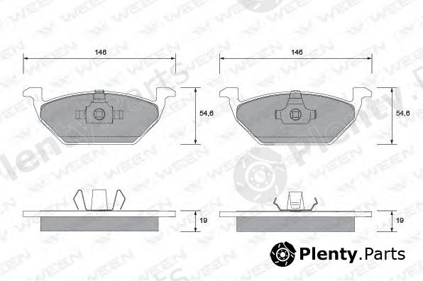  WEEN part 151-1124 (1511124) Brake Pad Set, disc brake