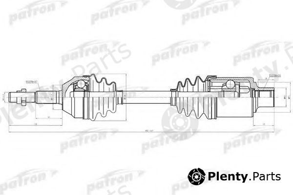  PATRON part PDS0617 Drive Shaft