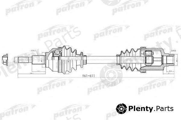  PATRON part PDS2042 Drive Shaft