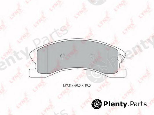  LYNXauto part BD-4201 (BD4201) Brake Pad Set, disc brake