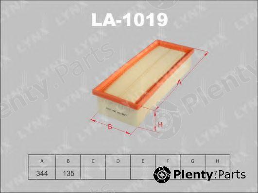  LYNXauto part LA1019 Air Filter